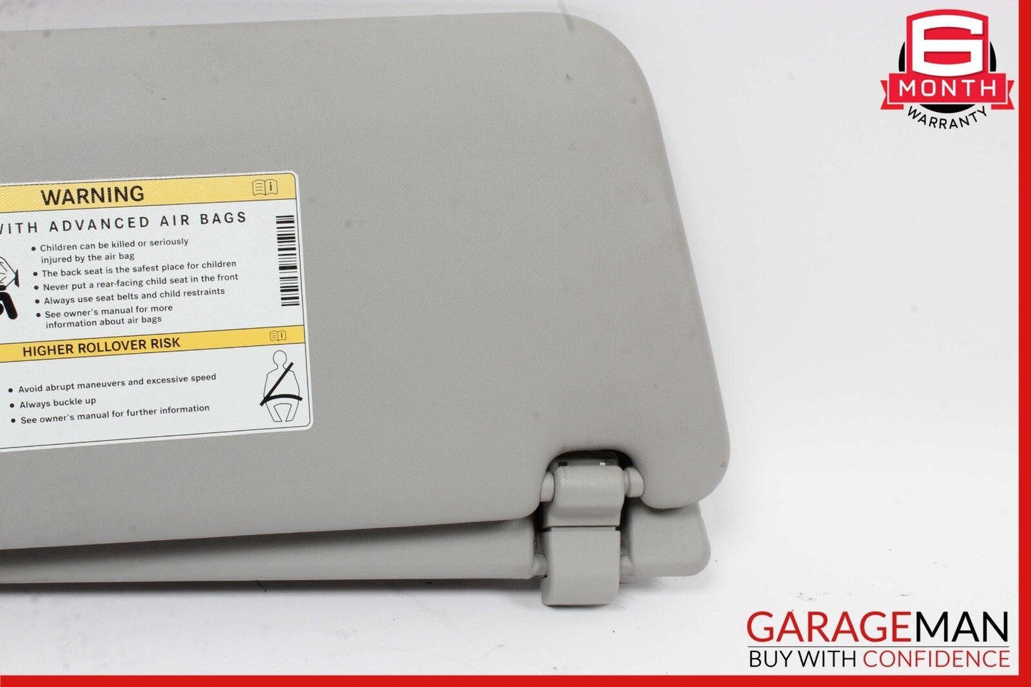 12-16 Mercedes X166 GL450 ML400 Sun Visor Sunvisor Left Driver Side Gray OEM