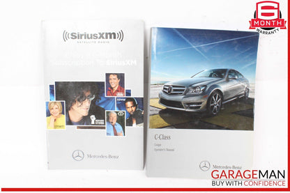 2012 Mercedes Benz C Class Operator's Manual