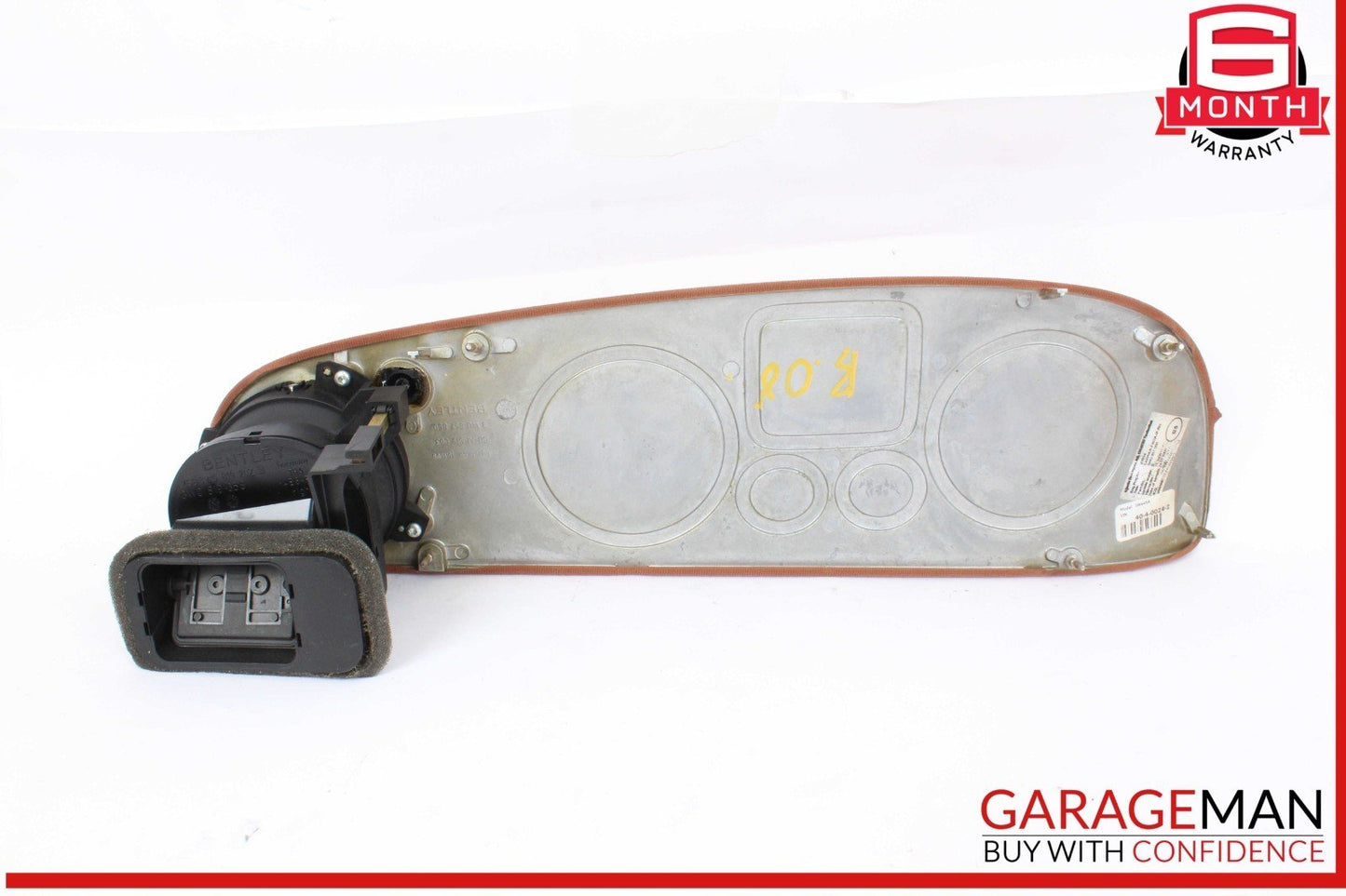 03-12 Bentley Continental GTC Right Dash Dashboard Trim Bezel w/ AC Air Vent OEM