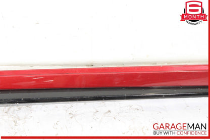 16-21 Jaguar XF Right Passenger Side Rocker Panel Skirt Red OEM