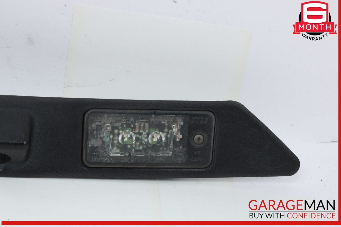 13-17 Audi A5 S5 Rear Trunk Lid License Plate Light Assembly 4E0827574M OEM