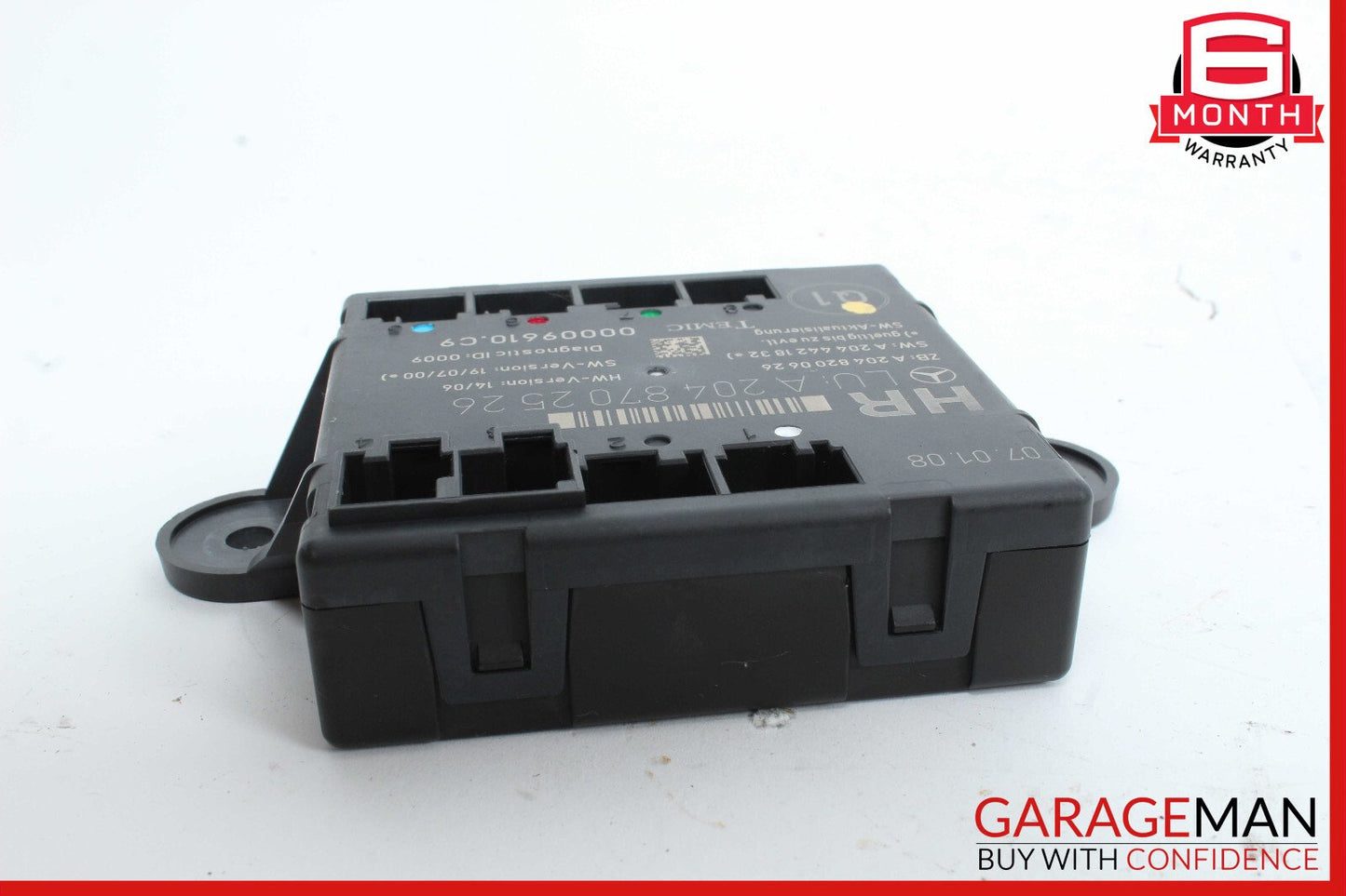 08-14 Mercedes W204 C350 Rear Right Side Door Control Module 2048702526 OEM
