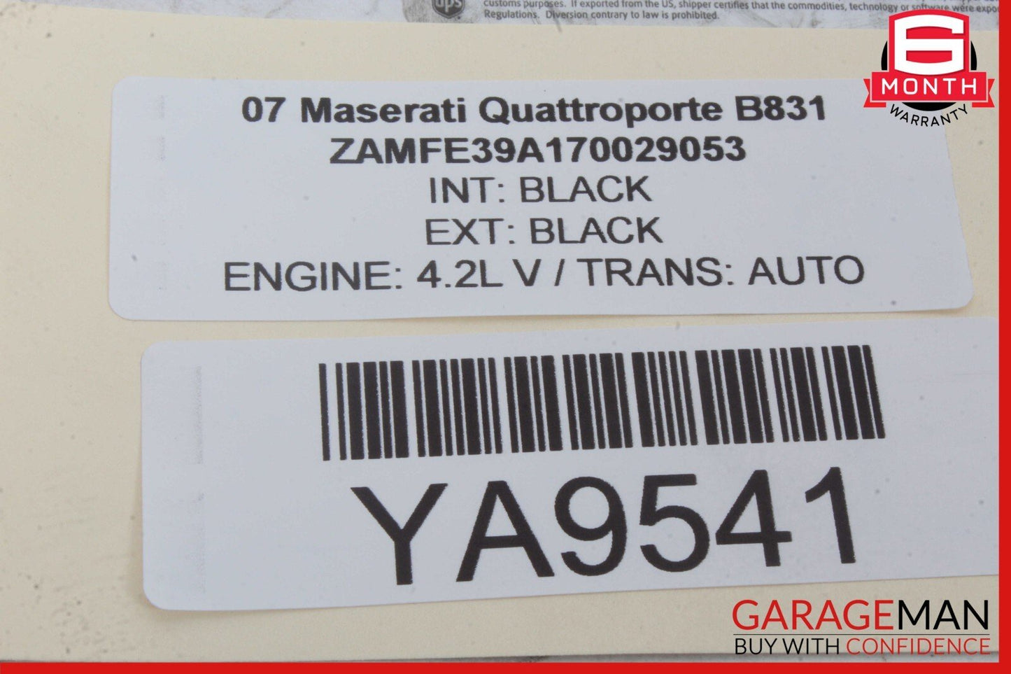 03-08 Maserati Quattroporte M139 Park Parking Assist Control Module OEM