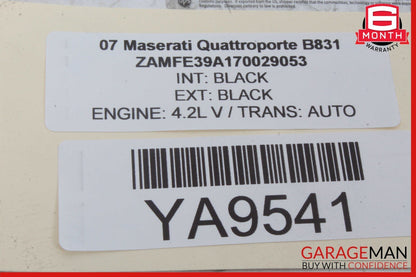 03-08 Maserati Quattroporte M139 Park Parking Assist Control Module OEM