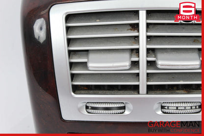 07-13 Mercedes W221 S550 Center Console AC A/C Air Vent Trim Rear OEM