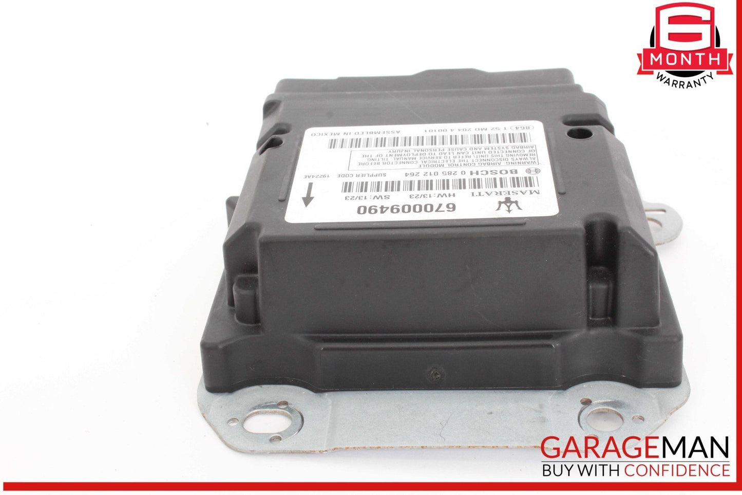 14-17 Maserati Quattroporte S Restraint Sensor Control Module Unit 670009490 OEM