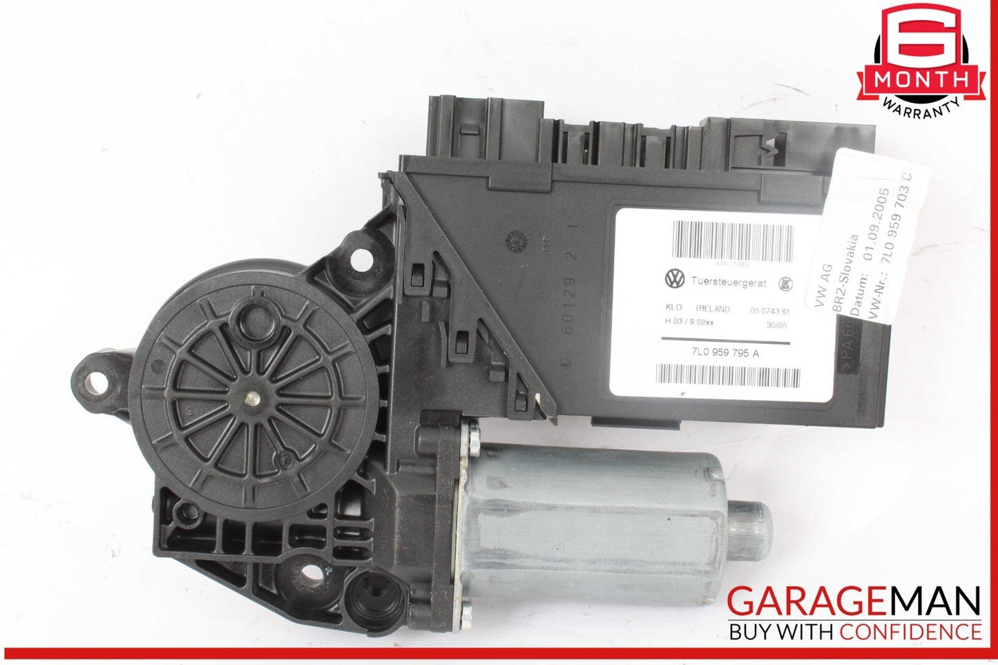 03-10 Porsche Cayenne 955 957 Rear Left Driver Side Window Regulator Motor OEM