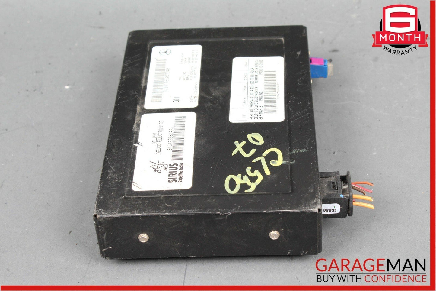 07-09 Mercedes W216 CL550 S550 S63 AMG Sirius Satellite Radio Module Receiver