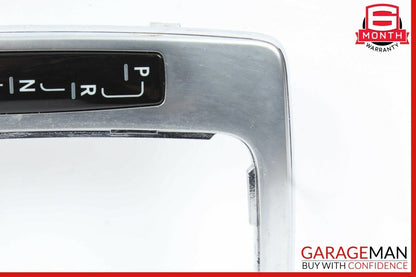 08-14 Mercedes W204 C300 R350 Center Console Shift Shifter Bezel Trim Silver