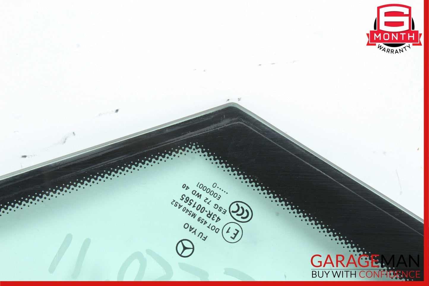 10-13 Mercedes W207 E550 Coupe Rear Right Passenger Side Quarter Window Glass