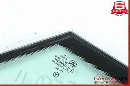 10-13 Mercedes W207 E550 Coupe Rear Right Passenger Side Quarter Window Glass