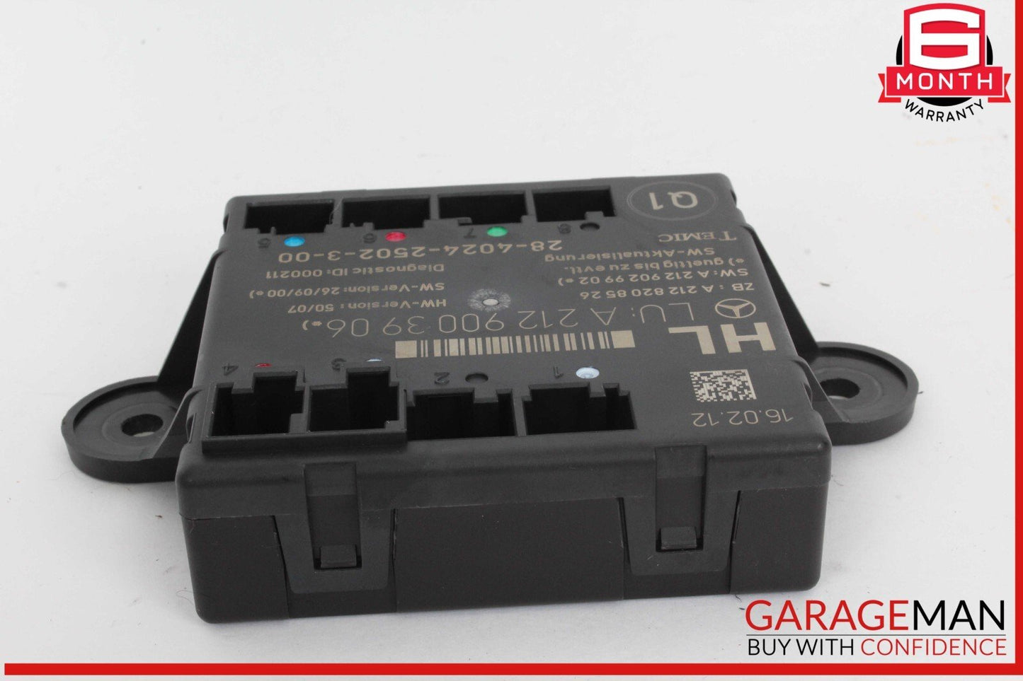 08-18 Mercedes X204 GLK350 4MATIC Rear Left Side Door Control Module OEM