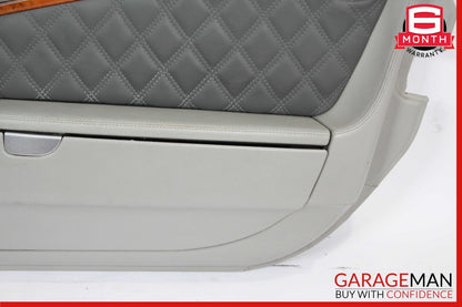 03-06 Mercedes R230 SL500 SL55 AMG Front Right Interior Door Panel Assy Grey