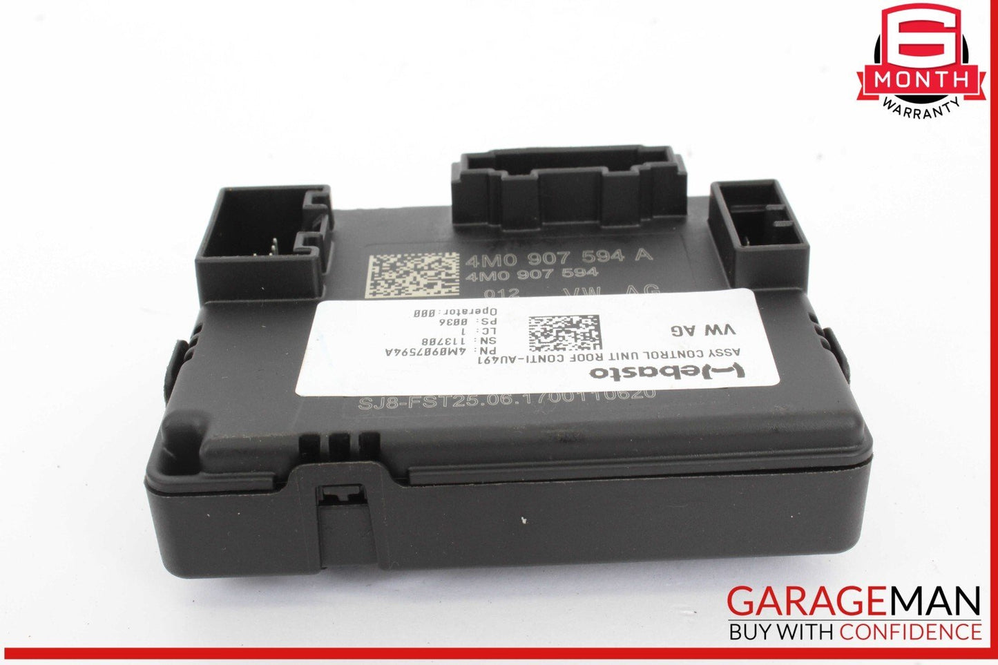 17-24 Audi A4 Sunroof Window Glass Control Module Unit 4M0907594A OEM