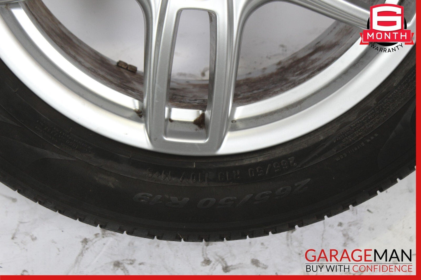 11-18 Porsche Cayenne 958 8.5 X 19 19" Wheel Rim Silver 7P5601025A OEM