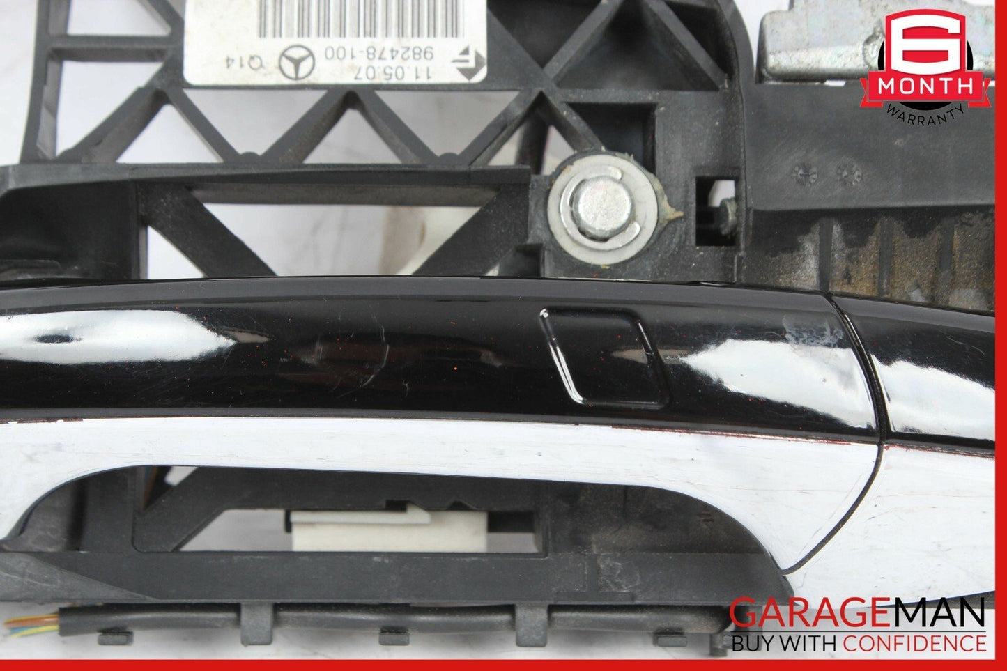 07-13 Mercedes W221 S550 Rear Right Exterior Door Handle Keyless Go Black OEM