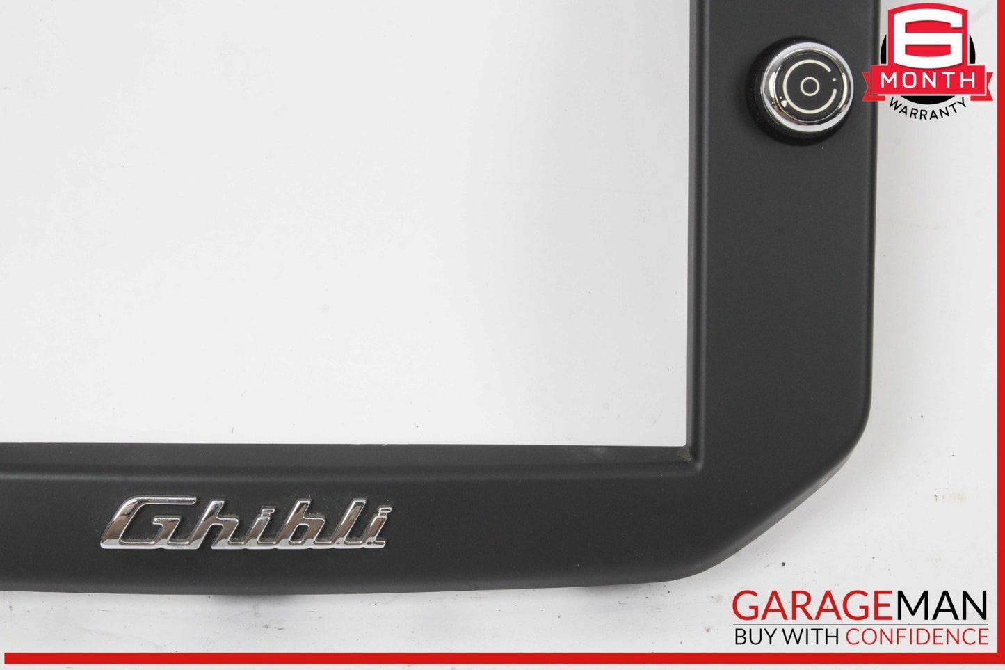 14-17 Maserati Ghibli Dashboard Dash Display Screen Trim Bezel Cover Black OEM