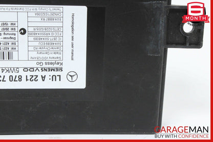 07-13 Mercedes W216 CL550 S63 AMG Door Keyless Go Entry Control Module Unit OEM