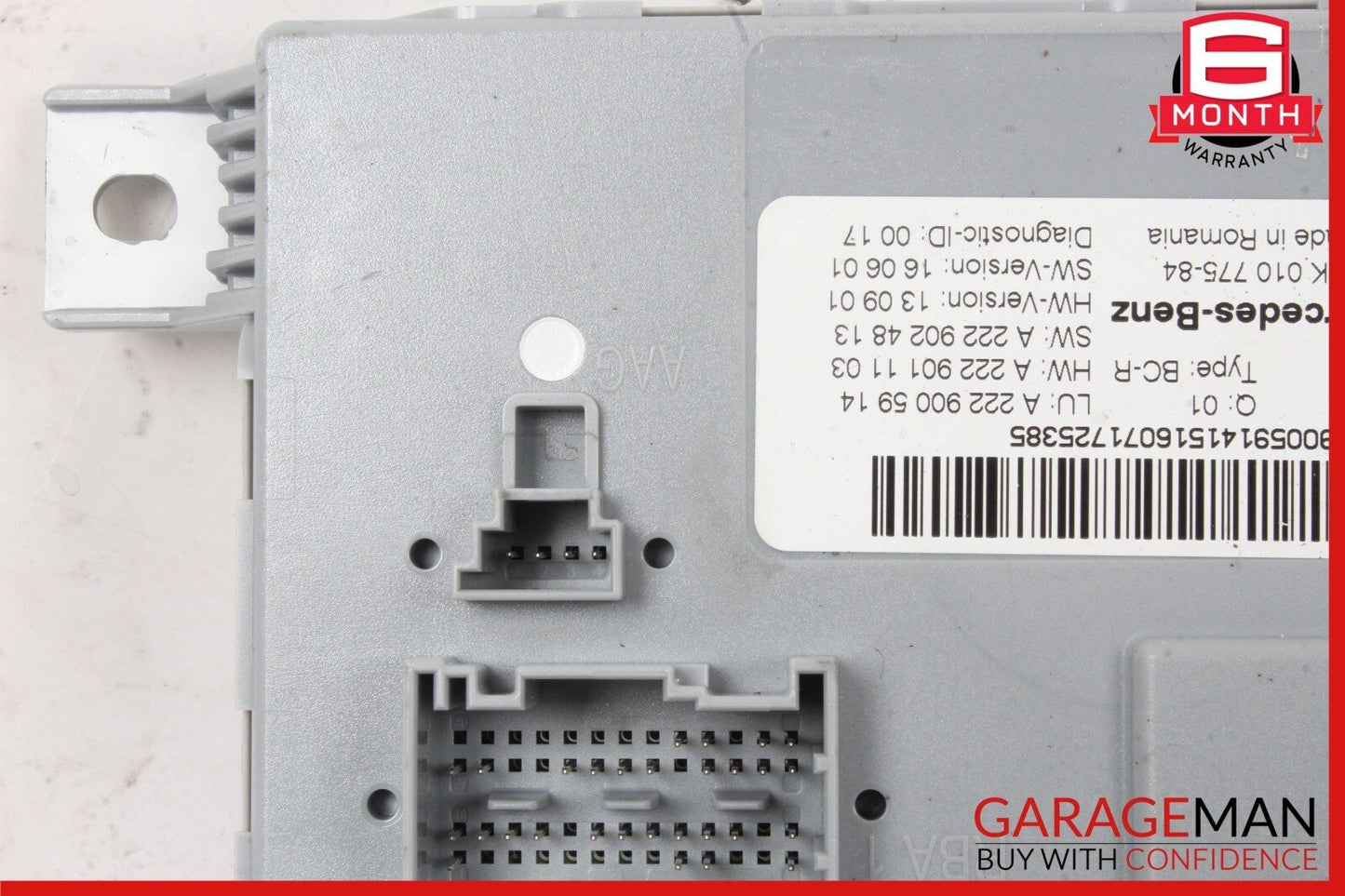 15-18 Mercedes W205 C300 C400 C350e Rear Trunk SAM Control Module Unit OEM