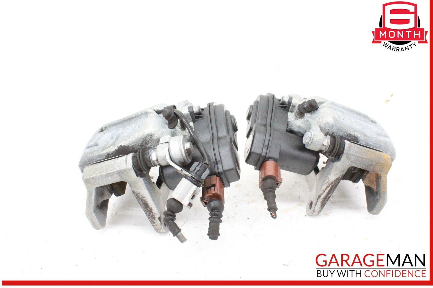 12-17 Audi A7 A6 Rear Left & Right Side Brake Calipers Set of 2 Pc OEM