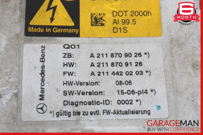 07-09 Mercedes W211 E350 Right / Left AFS GDL Xenon HID Headlight Ballast Module