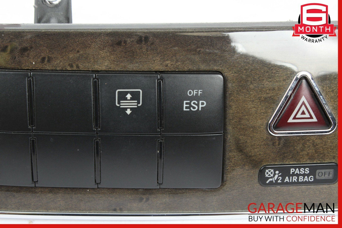 05-07 Mercedes W203 C230 C55 AMG Dash Hazard Light Switch Door Lock Control