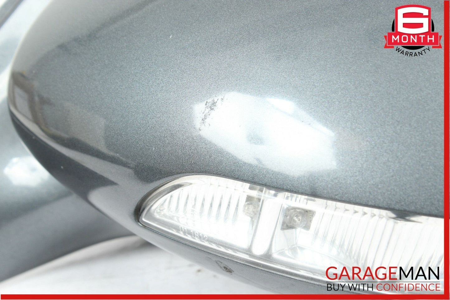 07-09 Mercedes W221 S550 Front Left Side Mirror Door Rear View Flintgray