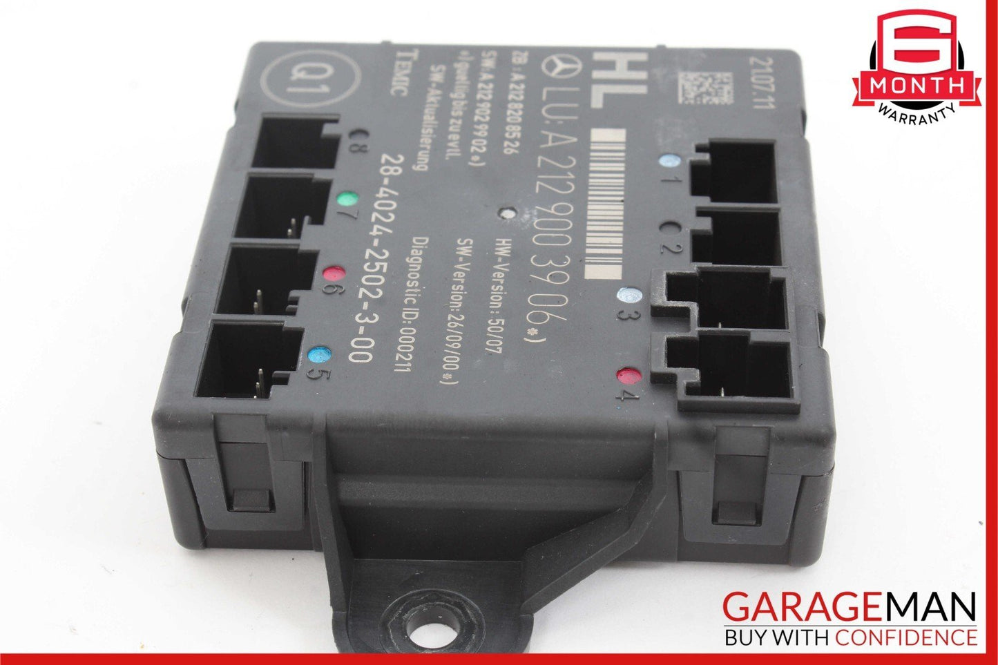 08-18 Mercedes GLK350 E350 C300 CLS550 Rear Left Side Door Control Module Unit