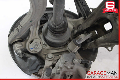10-13 Mercedes W207 E350 Rear Left Side Spindle Knuckle Brake Rotor Caliper Set