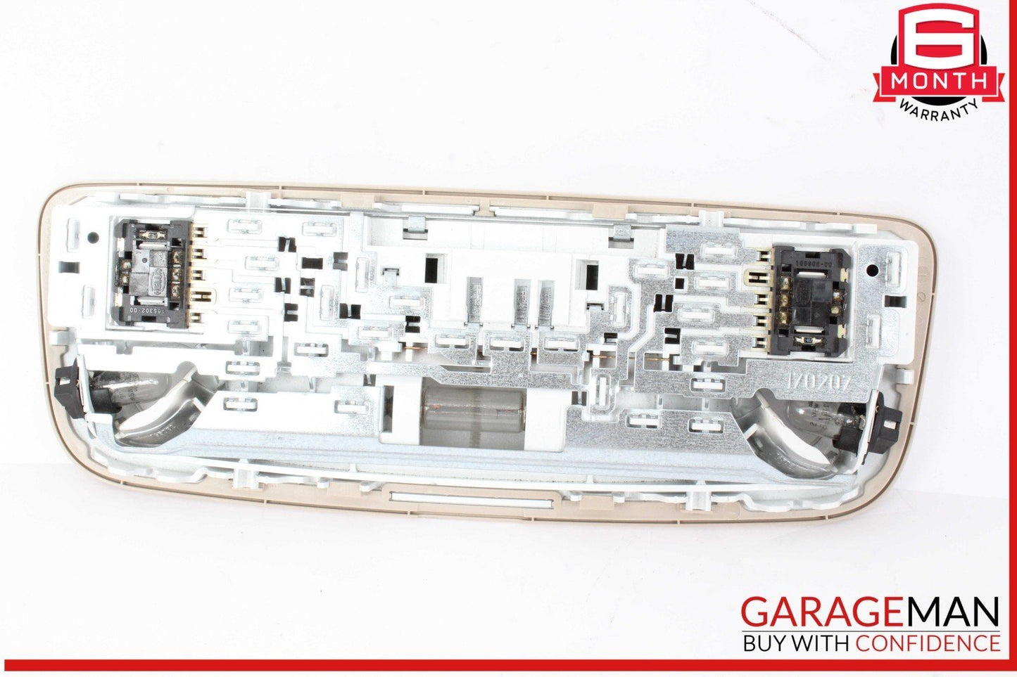 10-18 Mercedes W212 E350 Rear Overhead Dome Light Beige 2128205001 OEM