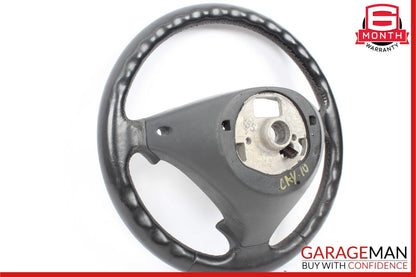 03-10 Porsche Cayenne 955 957 3 Spoke Driver Steering Wheel Leather Black
