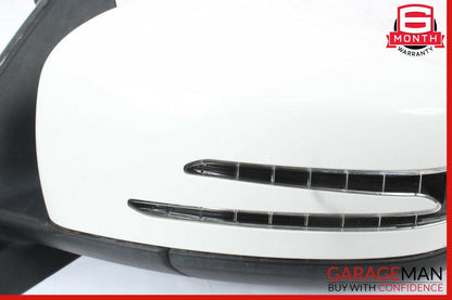 12-14 Mercedes W204 C250 C63 AMG Front Left Side Mirror Rear View Door White