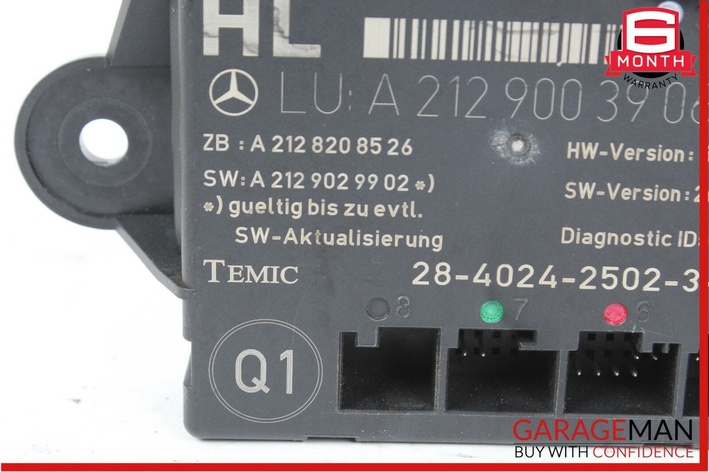 08-14 Mercedes W204 C250 C300 Rear Left Driver Side Door Controller Module
