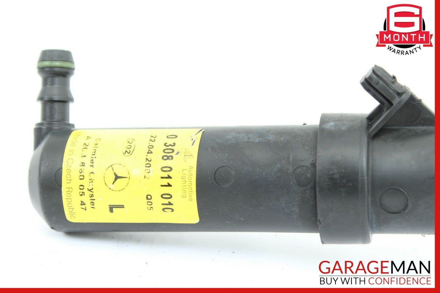 01-07 Mercedes W203 C230 C320 Headlight Washer Fluid Nozzle Left & Right Set OEM