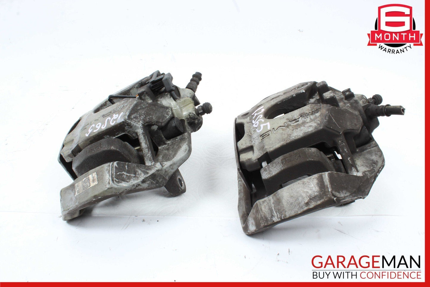 07-14 Mercedes W221 S65 S63 CL63 AMG Rear Left And Right Brake Caliper Set OEM