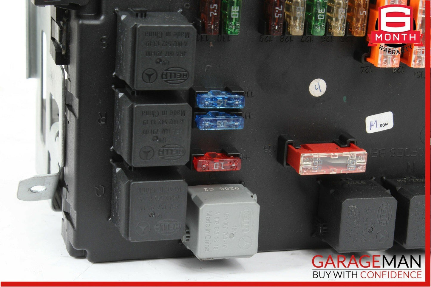 10-13 Mercedes W221 S550 S600 Rear SAM Fuse Relay Control Box Assembly OEM