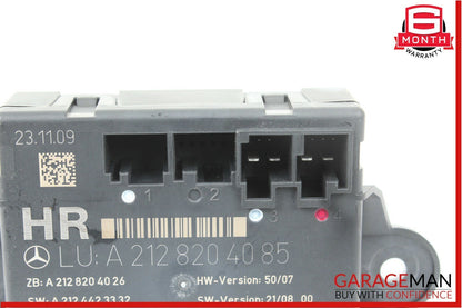 08-15 Mercedes W204 C300 C350 Sedan Rear Right Side Door Control Module OEM