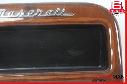 03-13 Maserati Quattroporte M139 Center Console Rear A/C Control Trim Bezel Assy