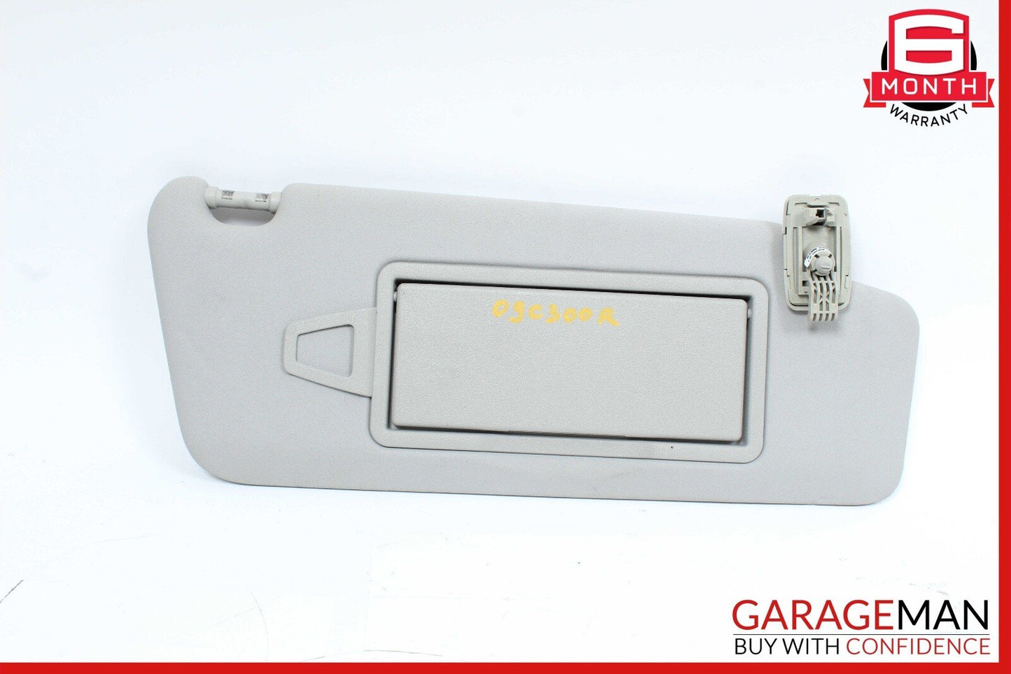 08-14 Mercedes W204 C300 Front Right Sun Visor Sunvisor Shade Grey OEM