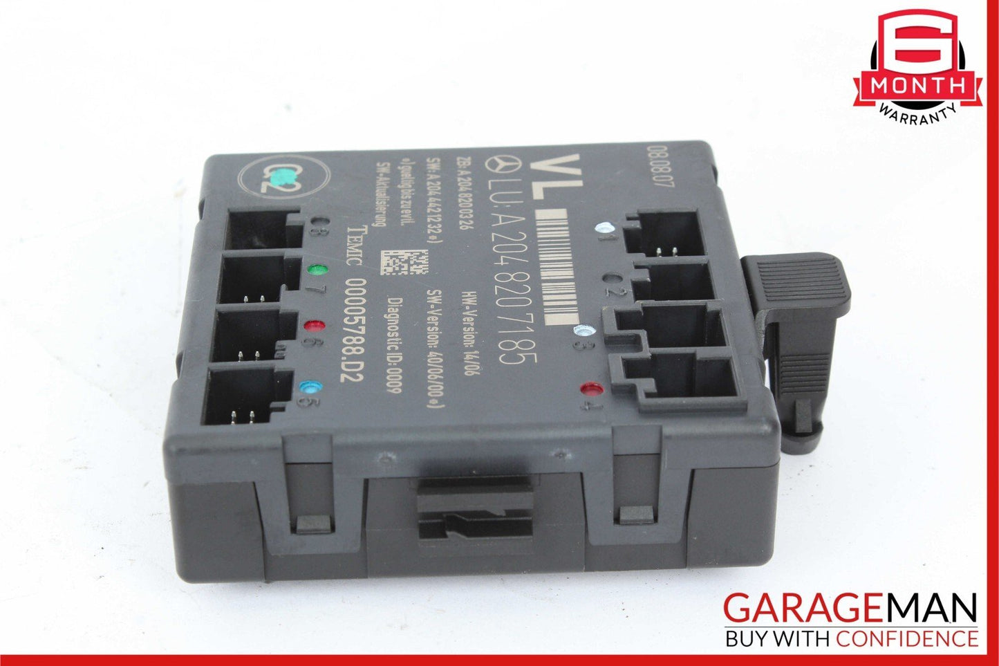 08-14 Mercedes W204 C250 C300 C350 Front Left Driver Side Door Control Module