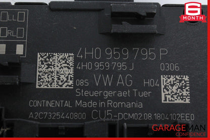 15-24 PORSCHE MACAN REAR RIGHT SIDE DOOR CONTROL MODULE OEM 4H0959795P
