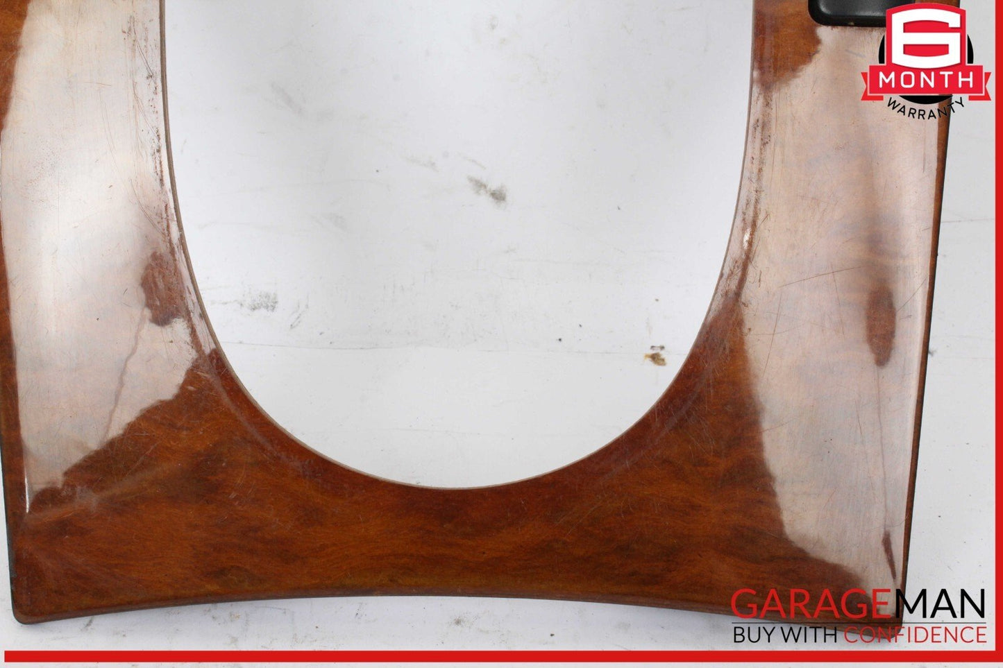 00-06 Mercedes W220 S500 S430 S55 AMG Gear Shifter Bezel Trim Indicator Wood OEM