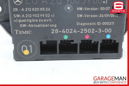 08-14 Mercedes W204 C250 C300 Rear Left Side Door Control Module Unit