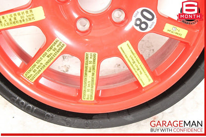 11-18 Porsche Cayenne 958 Emergency Spare Tire Wheel Donut Rim 18 18" OEM