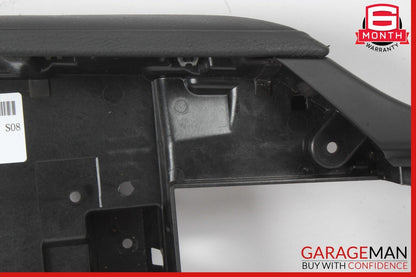11-18 Porsche Cayenne Hybrid S Center Console A/C Bezel Trim Leather Black OEM