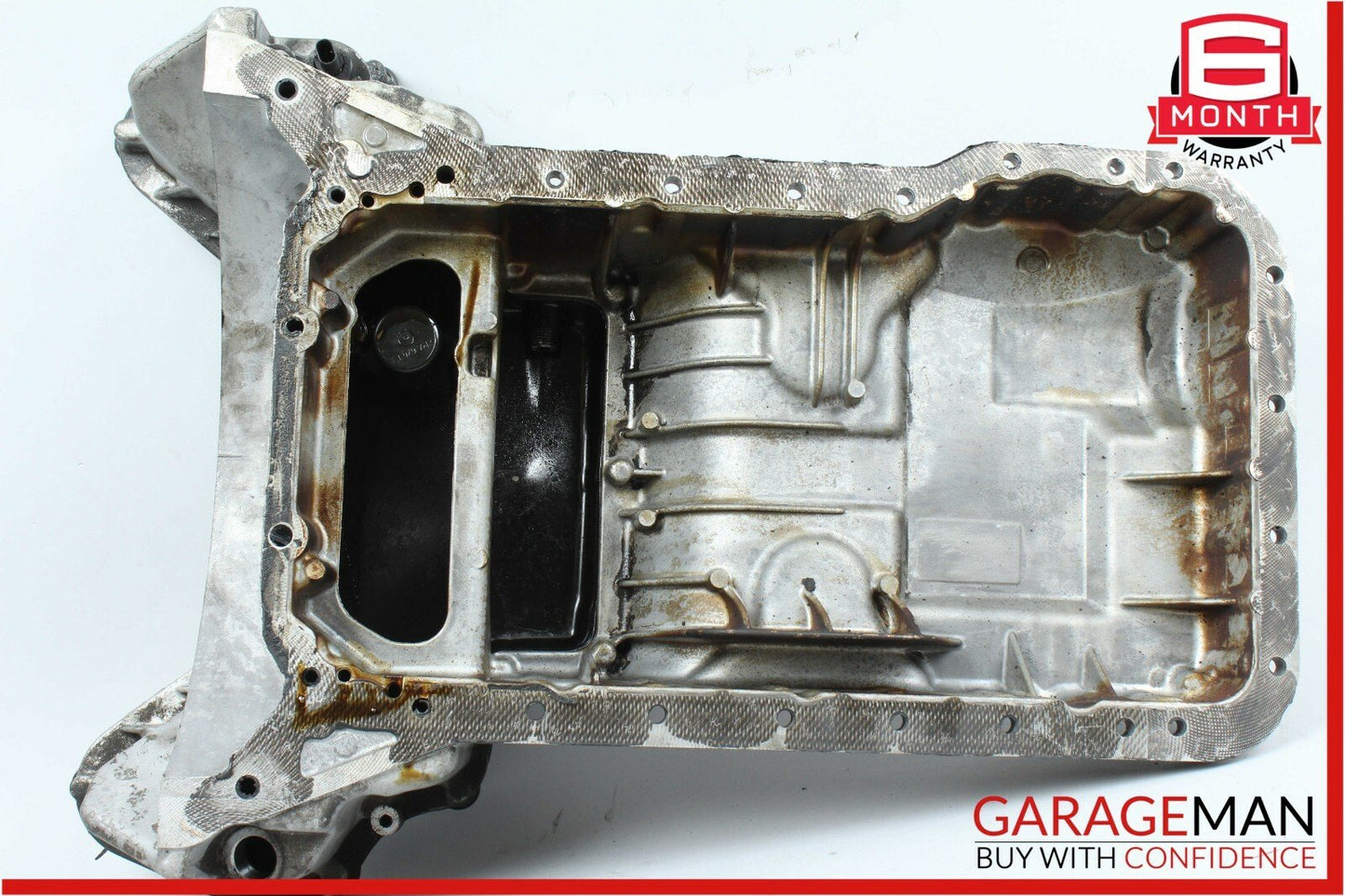 06-09 Mercedes W209 CLK350 E350 C350 Engine Upper Oil Sump Baffle Pan Assembly