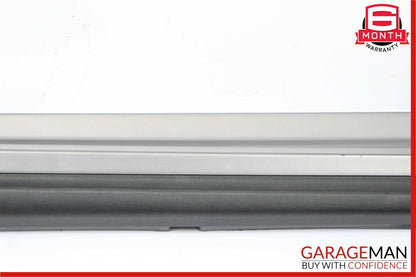14-17 Maserati Ghibli Right Side Rocker Skirt Molding Trim Panel Silver