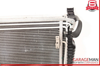 03-08 Mercedes R230 SL500 Engine Radiator A/C AC Air Condenser Oil Cooler Assy