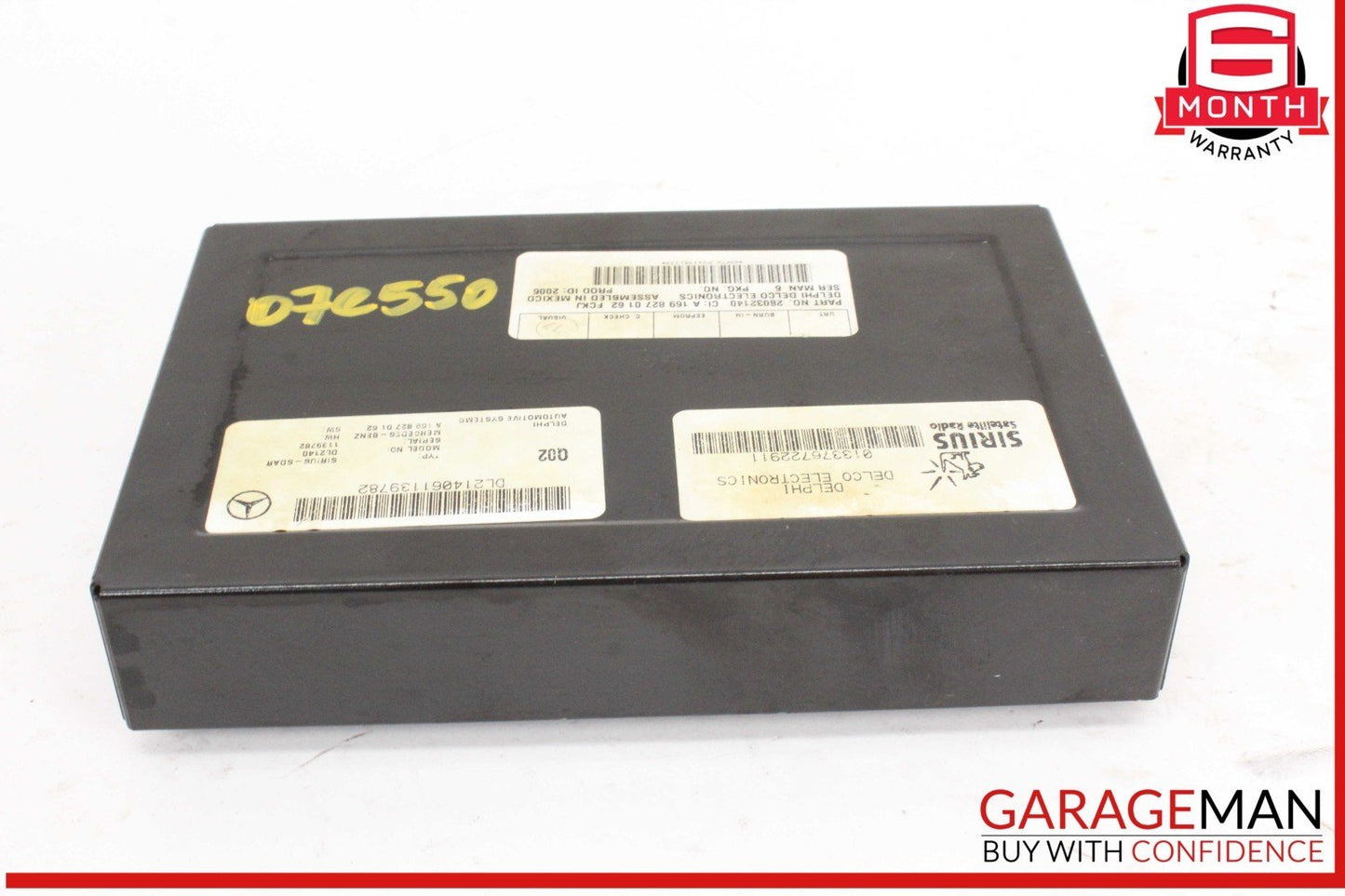 03-09 Mercedes W211 E550 E350 Sirius Satellite Radio Receiver 1698270162 OEM