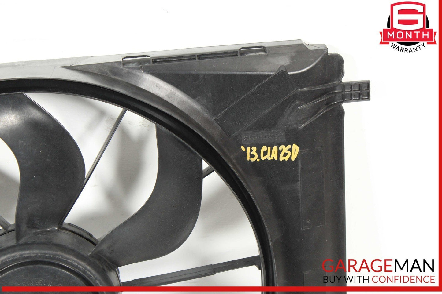 12-20 Mercedes W117 CLA250 SLK250 Engine Radiator Cooling Fan Motor Shroud Assy